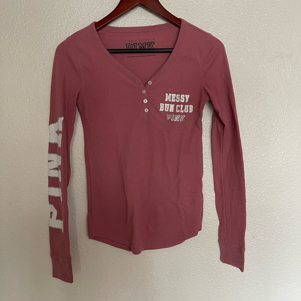 PINK 2 piece pajama set